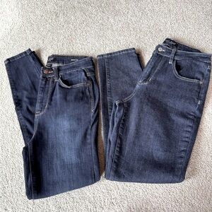 Judy Blue.  Two pairs of jeans. Size 5/27